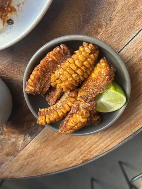 corn ribs at fallow, london